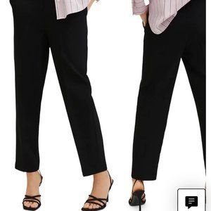 Mango High Waisted straight leg pants